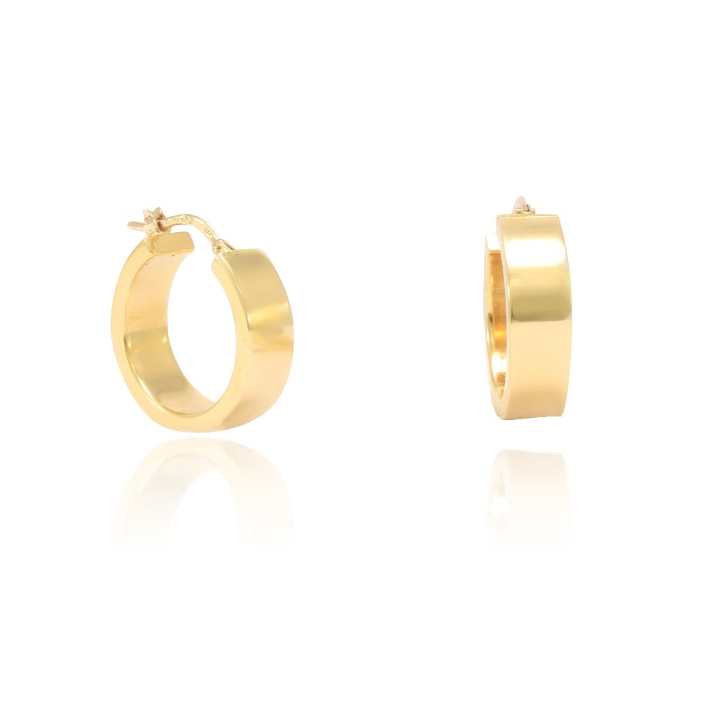 pendientes aro en oro joyeria pamplona