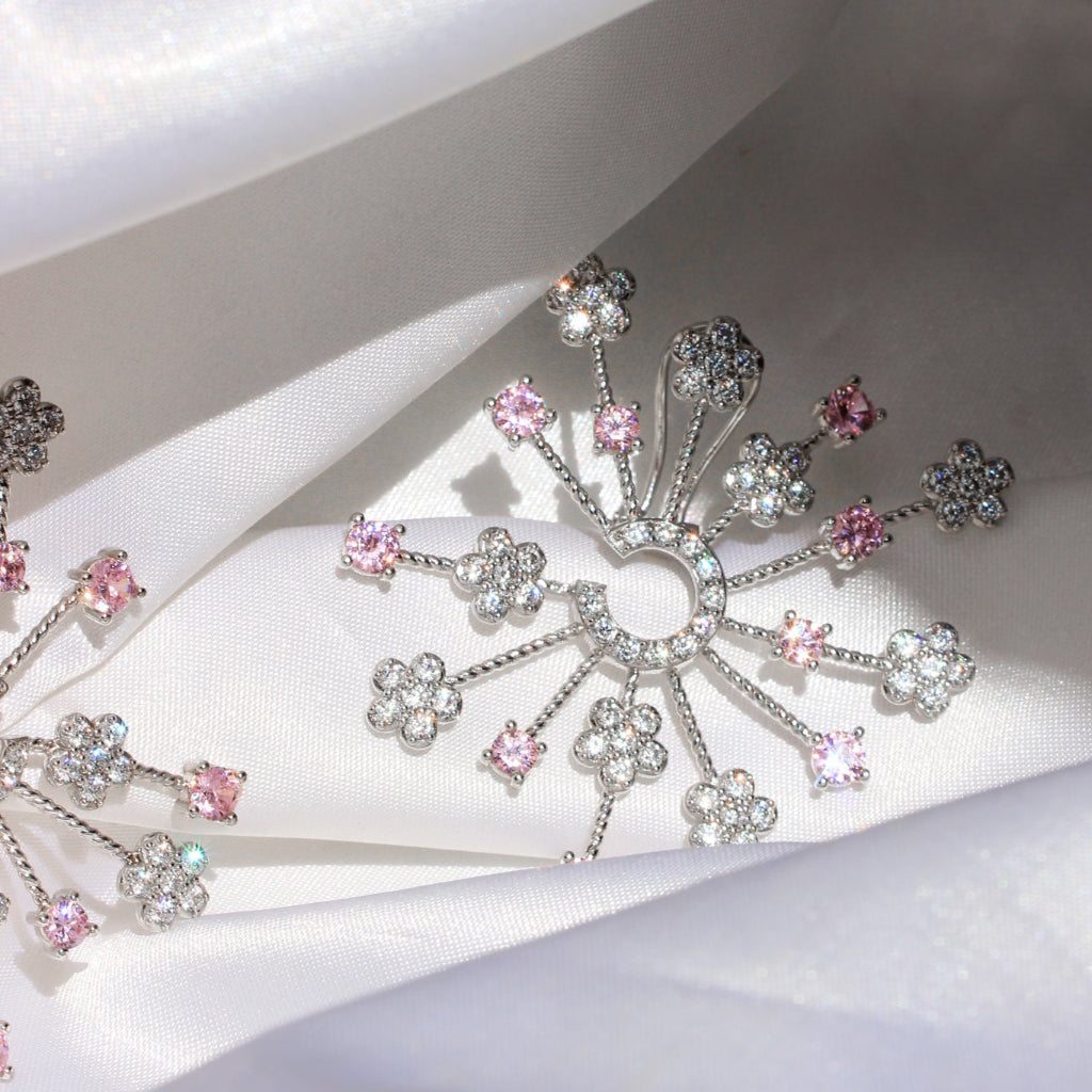 pendientes-grandes-flores-rosa-plata-novia-invitada