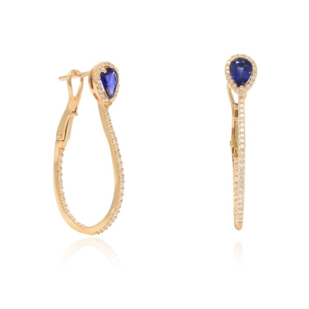 Pendientes Orle Zafiro