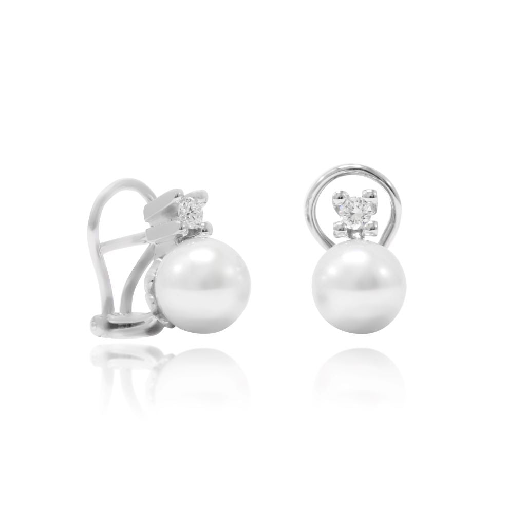 Pendientes tú y yo blanco 0,20