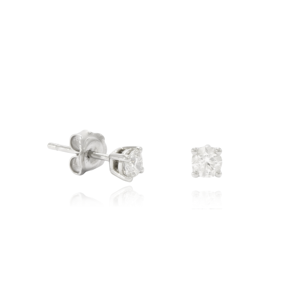 pendientes de platino con diamantes 