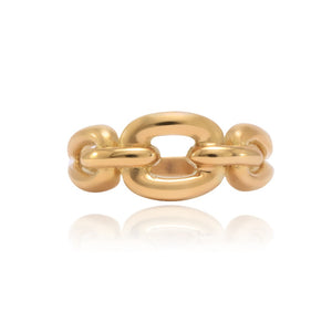 anillo oro rosa de 18kt joyería pamplona