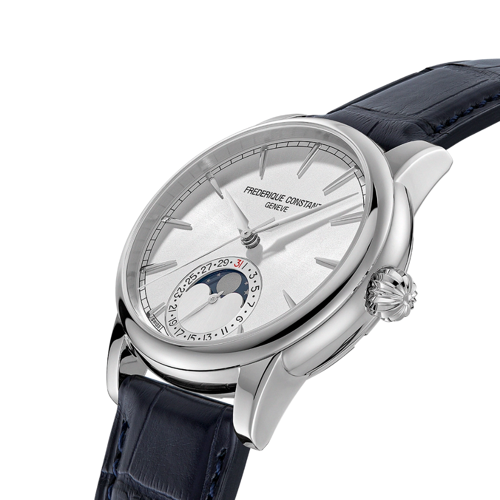 reloj frederique constant moonphase date classic manufacture