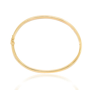 pulsera rígida de oro amarillo de 18kt pamlona