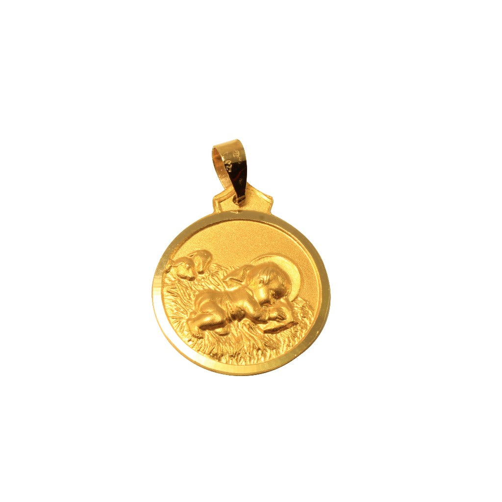 medalla del niños jesus joyeria pamplona