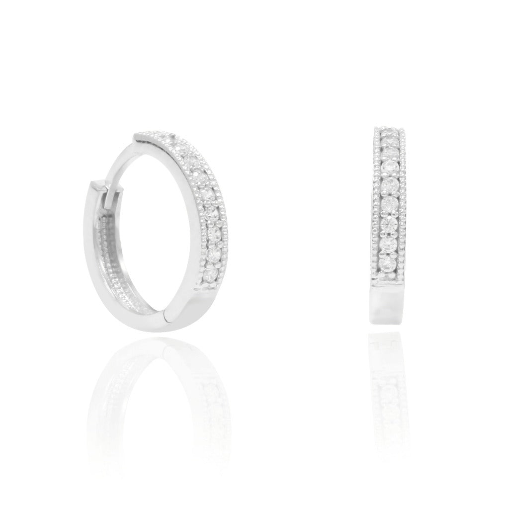 Pendientes Casiopea blanco