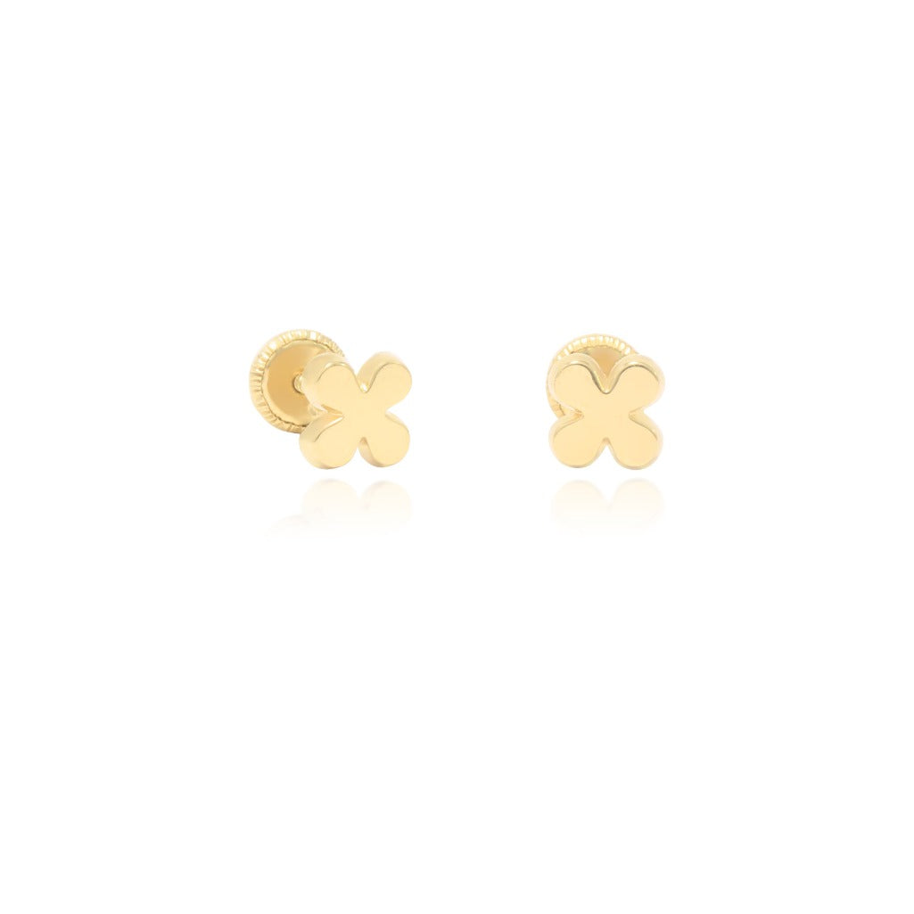 Pendientes niña flor