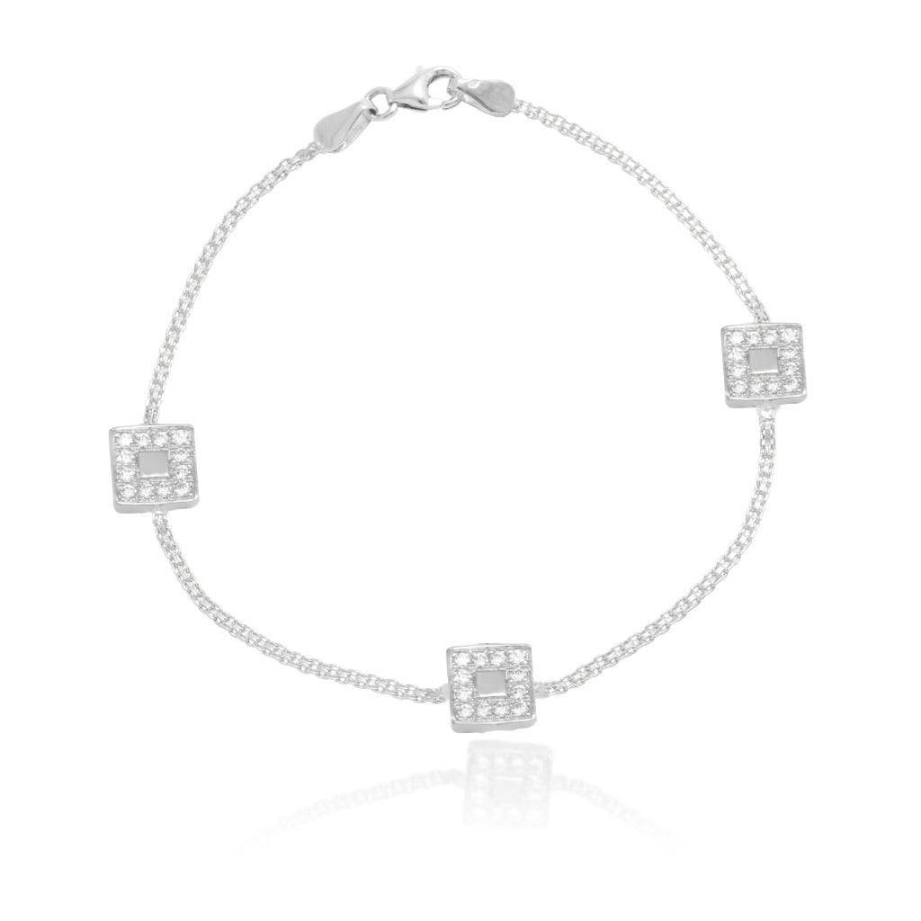 Pulsera para niña Emilia blanco