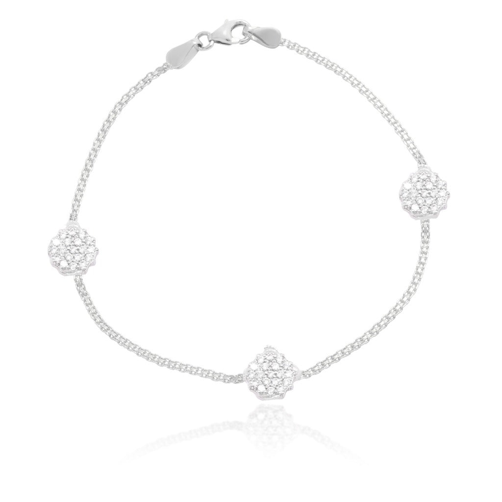 Pulsera para niña Fernanda blanco