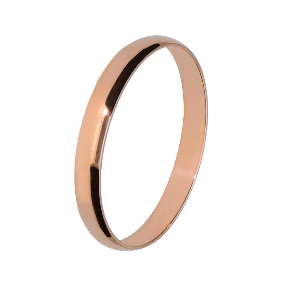 Alianza 2,5mm rosa media caña