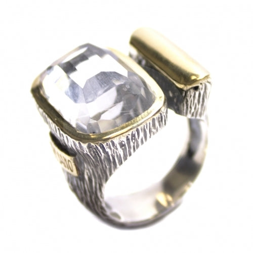 Anillo Styliano de cristal de roca