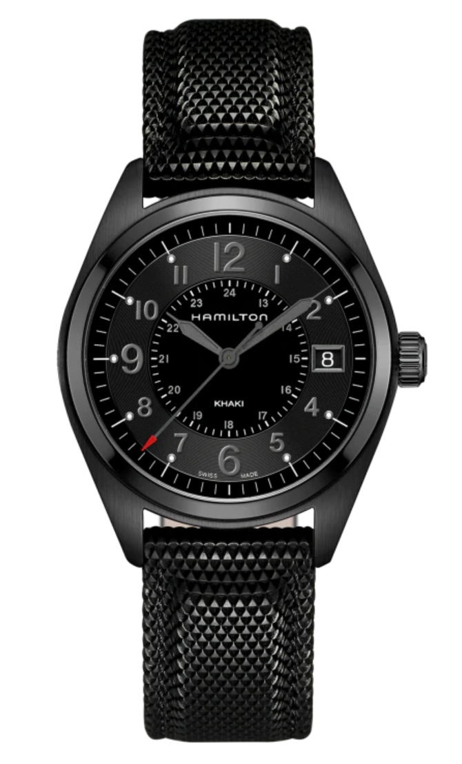 Reloj negro. Relojería Pamplona 