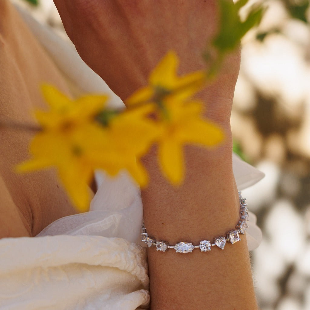 Pulsera de plata para novia Pamplona.