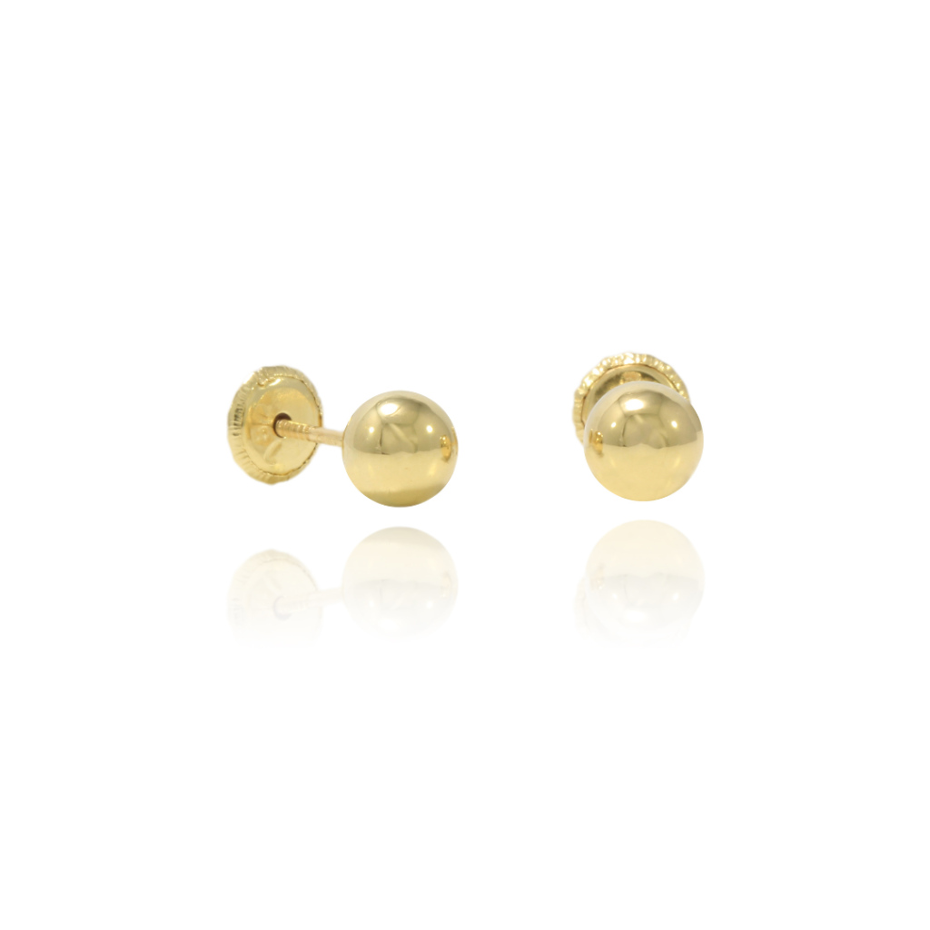 Pendientes niña redondo