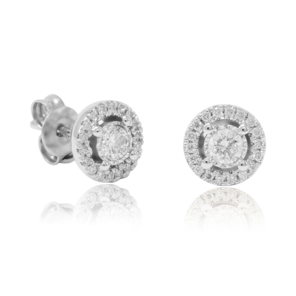 Pendientes de diamante.