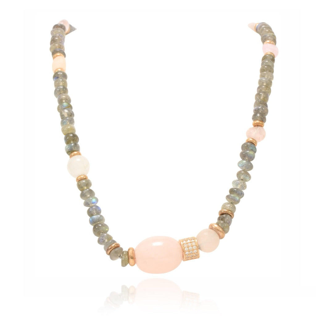 Gargantilla vie rose grey