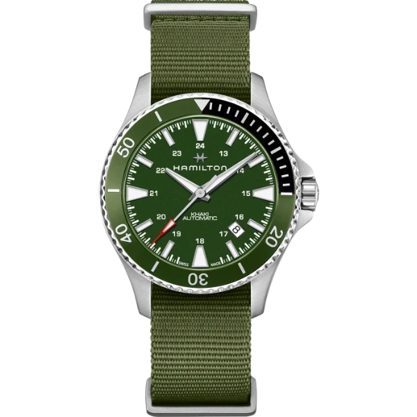 Reloj Hamilton Textil Verde