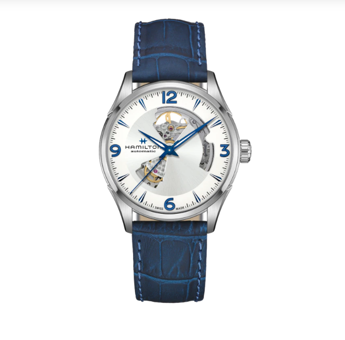 Reloj elegante azul Hamilton 