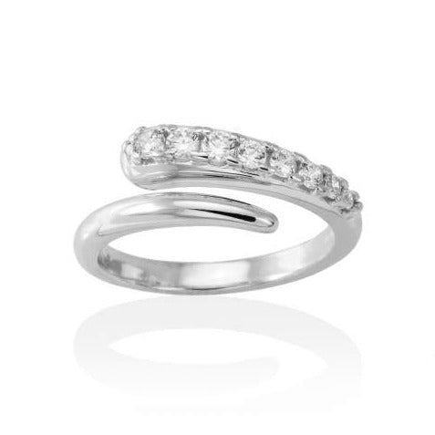 anillo minimal de plata