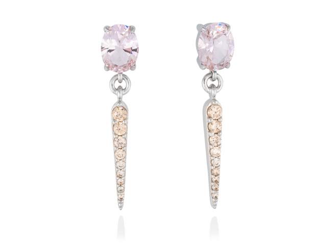 PASTEL pink earrings