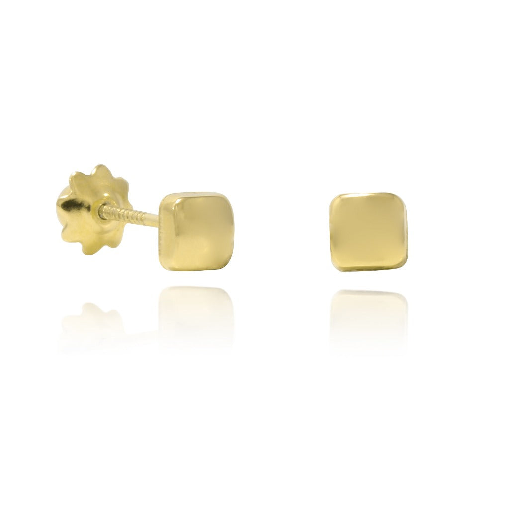 Square baby earring