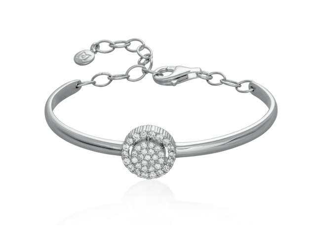 pulsera de novia de plata con circonitas. Pamplona