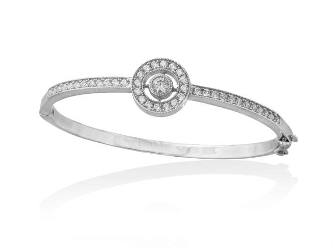 pulsera de plata de primera ley con circonitas Pamplona